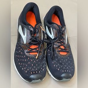 Brooks Glycerin 16 DNA Black and Orange Shoes, Size 14 2E